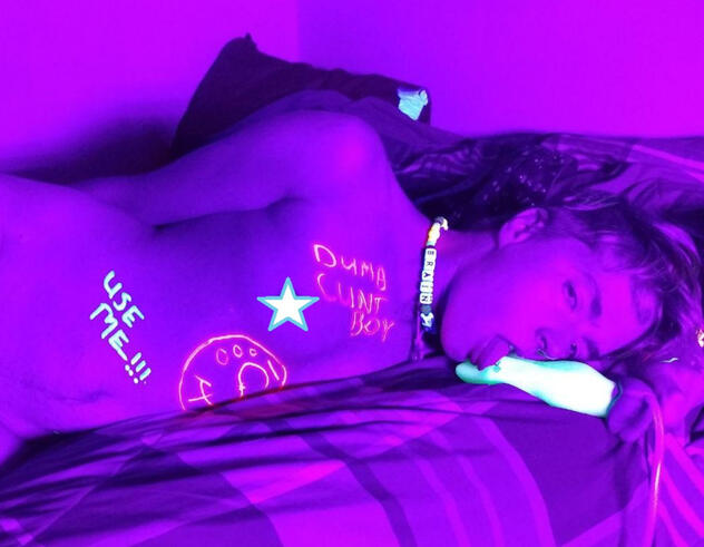 Blacklight Werewolf Cock